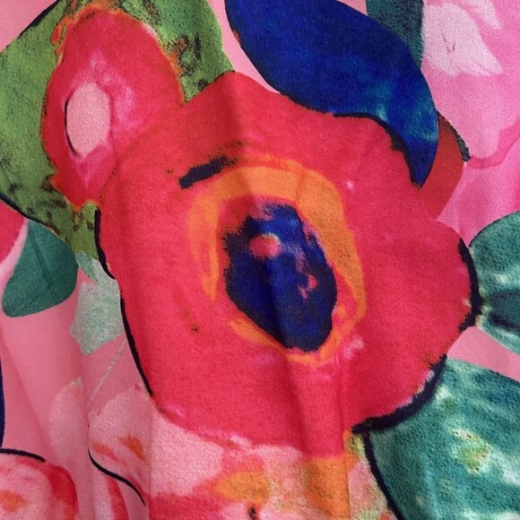Bevorzugt Floral Printed Dresses with Bowknot Short Sleeve Easter Spring - Picture 7 of 8